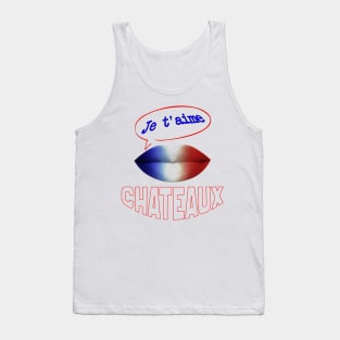 FRANCE JE TAIME CHATEAUX Tank Top